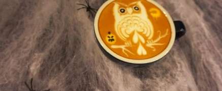 Latte Art zu Halloween